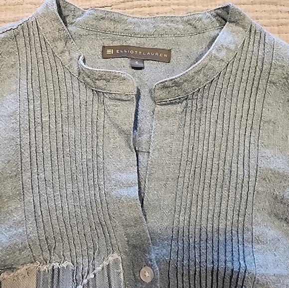 Elliott Lauren Denim Patchwork Shirt - Picture 10 of 16